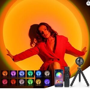 Sunset Lamp Projection with Remote Control